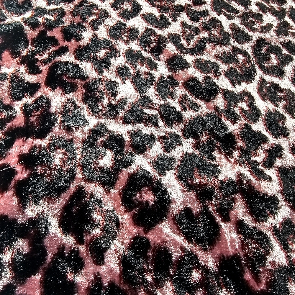 J. Crew Burgundy Leopard Velvet Tank Top - Picture 8 of 14
